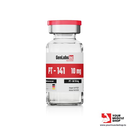 PT-141 – 10MG / VIAL(WITH BACTERIOSTATIC WATER)– GENLABS