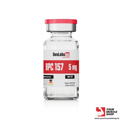 BPC 157 – 5MG/ VIAL(WITH BACTERIOSTATIC WATER)– GENLABS