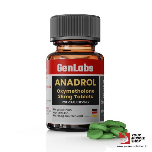 ANADROL 25 (OXYMETHOLONE) – 25MG / PER TAB - 200 TABLETS – GENLABS