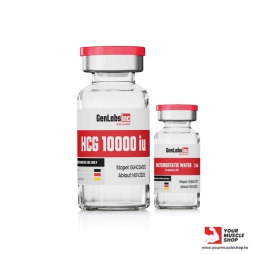 HCG 10000IU - VIAL ( HUMAN CHORIONIC GONADOTROPIN ) ( WITH BACTERIOSTATIC WATER) - GENLABS - Image 2