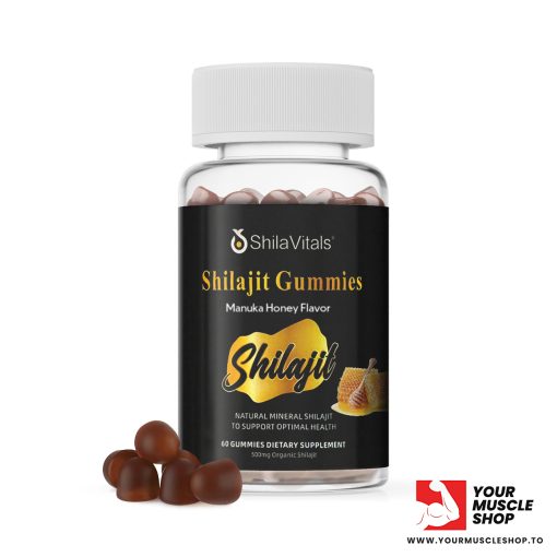 SHILAJIT GUMMIES ( 500MG ORGANIC SHILAJIT ) [60 GUMMIES - MANUKA HONEY FLAVOR – SHILAVITALS