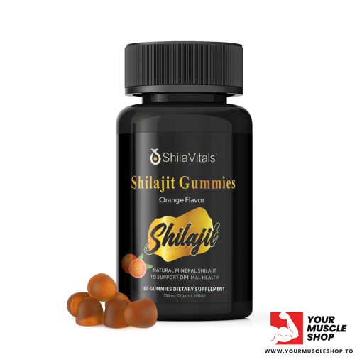 SHILAJIT GUMMIES ( 500MG ORGANIC SHILAJIT ) [60 GUMMIES - ORANGE FLAVOR – SHILAVITALS