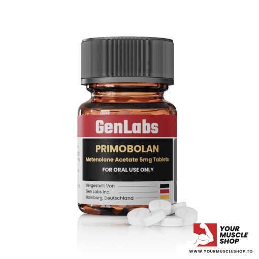 PRIMOBOLAN (METHENOLONE ACETATE) 5MG / PER TAB - 100 TABLETS – GENLABS