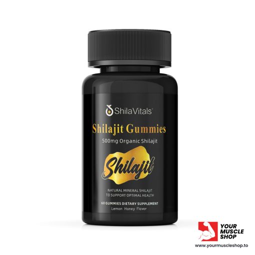 SHILAJIT GUMMIES ( 500MG ORGANIC SHILAJIT ) [60 GUMMIES - LEMON HONEY FLAVOR – SHILAVITALS