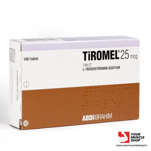 T3 TIROMEL ( LIOTHYRONINE SODIUM ) 25MCG PER TABLET [ 100 TABLETS BOX ] - ABDI IBRAHIM PHARMA