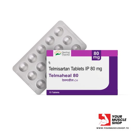 TELMISARTAN (TELMAHEAL) 80MG / PER TAB – [15 TABLETS FOIL] STRIP- HEALING PHARMA