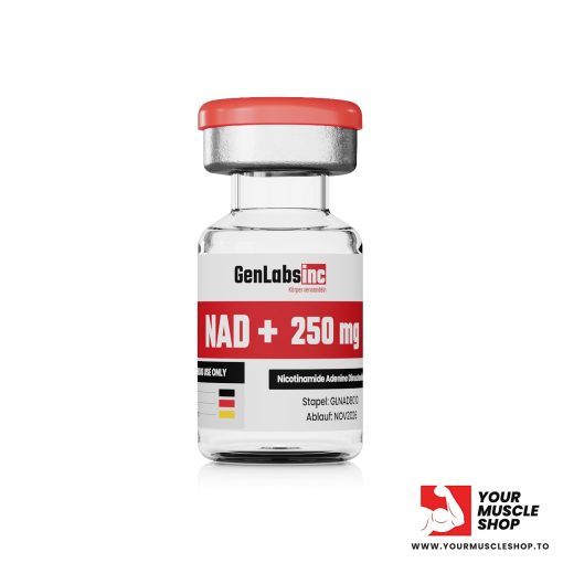 NAD + 250MG (NICOTINAMIDE ADENINE DINUCLEOTIDE) VIAL(WITH BACTERIOSTATIC WATER)– GENLABS