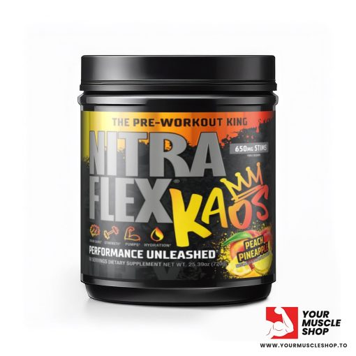 NITRAFLEX KAOS PREWORKOUT [ PEACH PINEAPPLE ] GAT