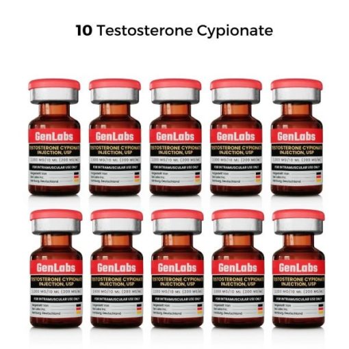 10 - TESTOSTERONE CYPIONATE 200MG / PER ML – GENLABS