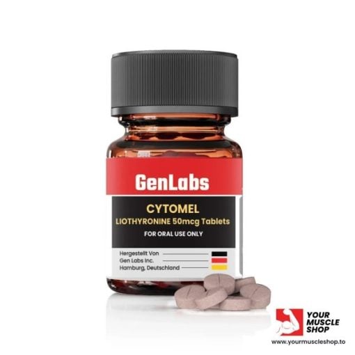 T3 LIOTHYRONINE (CYTOMEL) 50 MCG / PER TAB - 100 TABLETS - GENLABS