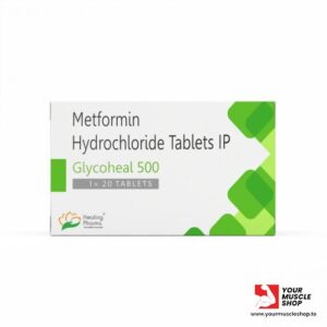 GLYCOHEAL 500 METFORMIN HYDROCHLORIDE 500MG 20 TABLETS HEALING PHARMA