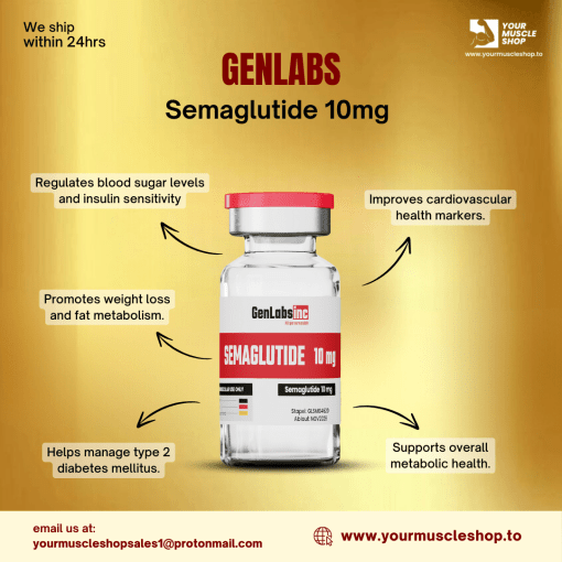 SEMAGLUTIDE (OZEMPIC) – 10MG/VIAL (WITH BACTERIOSTATIC WATER)– GENLABS - Image 2