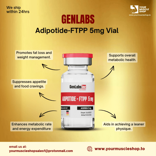 ADIPOTIDE-FTPP  5MG VIAL (WITH BACTERIOSTATIC WATER)– GENLABS - Image 2