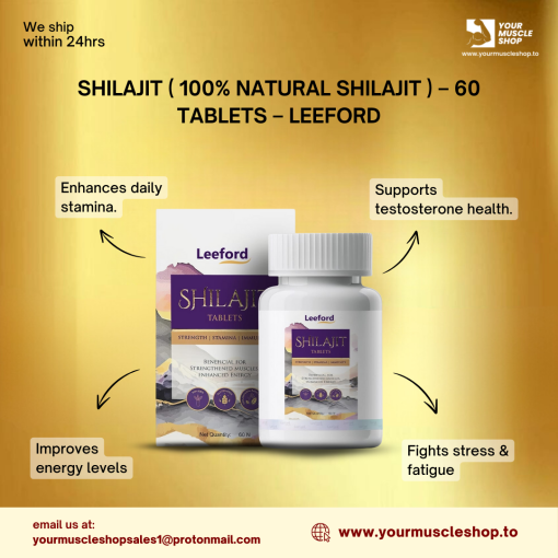 SHILAJIT ( 100% NATURAL SHILAJIT ) - 60 TABLETS - LEEFORD - Image 3