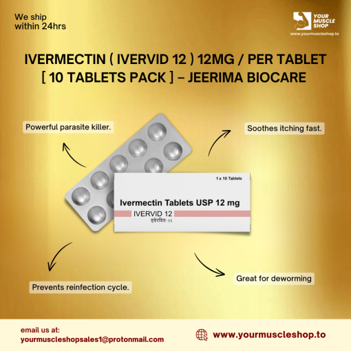 IVERMECTIN ( IVERVID 12 ) 12MG / PER TABLET [ 10 TABLETS PACK ] – JEERIMA BIOCARE - Image 3