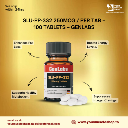 SLU-PP-332 250MCG/ PER TAB – 100 TABLETS – GENLABS - Image 4