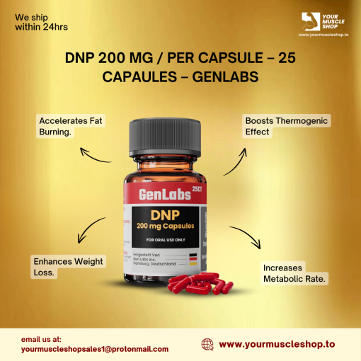 DNP 200 MG / PER CAPSULE – 25 CAPSULES- GENLABS - Image 4