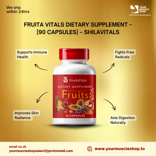 FRUITA VITALS DIETARY SUPPLEMENT - [90 CAPSULES] - SHILAVITALS - Image 2