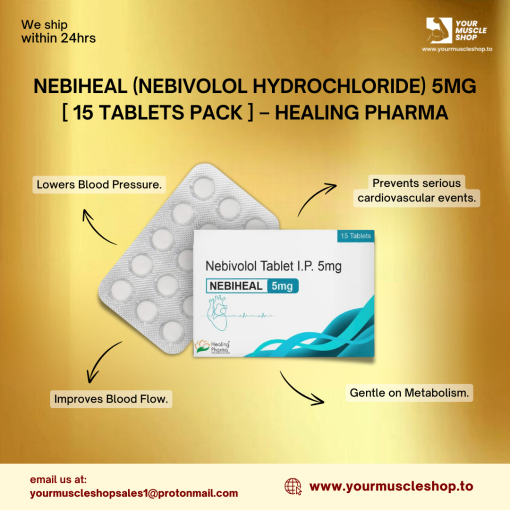 NEBIHEAL (NEBIVOLOL HYDROCHLORIDE) 5MG [ 15 TABLETS PACK ] – HEALING PHARMA - Image 3