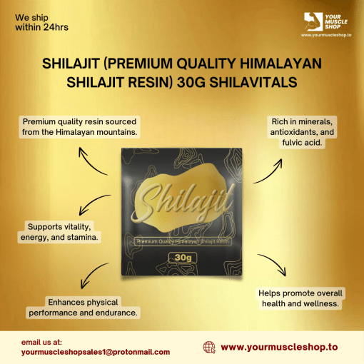 SHILAJIT (PREMIUM QUALITY HIMALAYAN SHILAJIT RESIN) - 30G - SHILAVITALS - Image 2