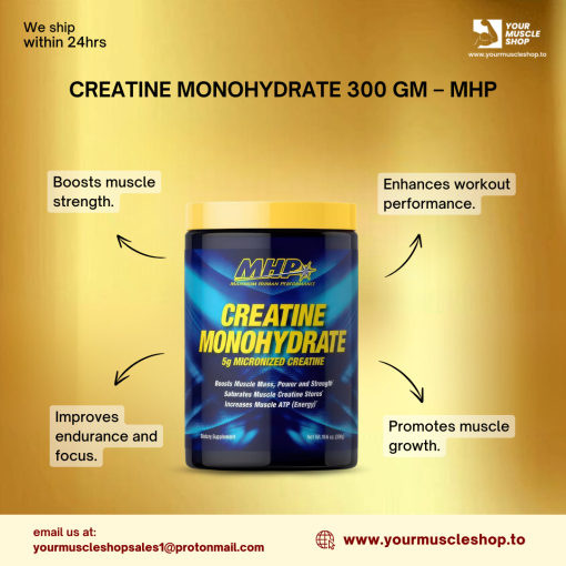 CREATINE MONOHYDRATE 300 GM - MHP - Image 2