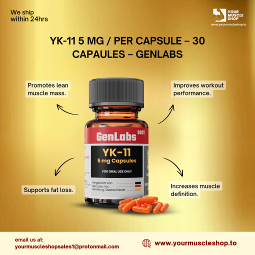 YK-11 5 MG / PER CAPSULE – 30 CAPSULES- GENLABS - Image 4