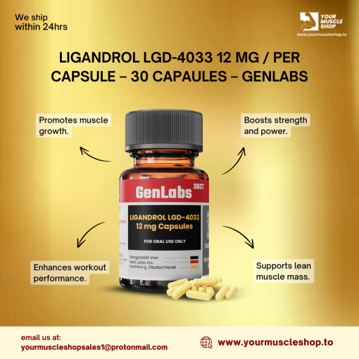 LIGANDROL LGD-4033 12 MG / PER CAPSULE – 30 CAPSULES- GENLABS - Image 4