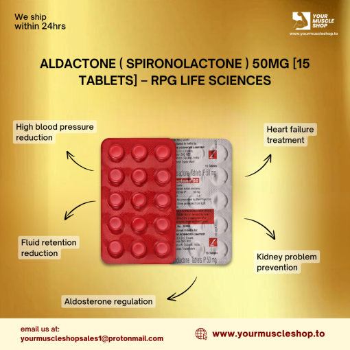 ALDACTONE ( SPIRONOLACTONE ) 50MG [15 TABLETS] - RPG LIFE SCIENCES - Image 4