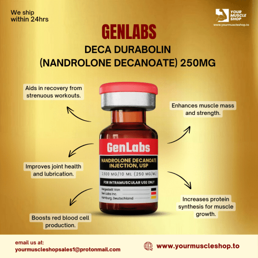 DECA DURABOLIN (NANDROLONE DECANOATE) 250MG / PER ML – GENLABS - Image 2