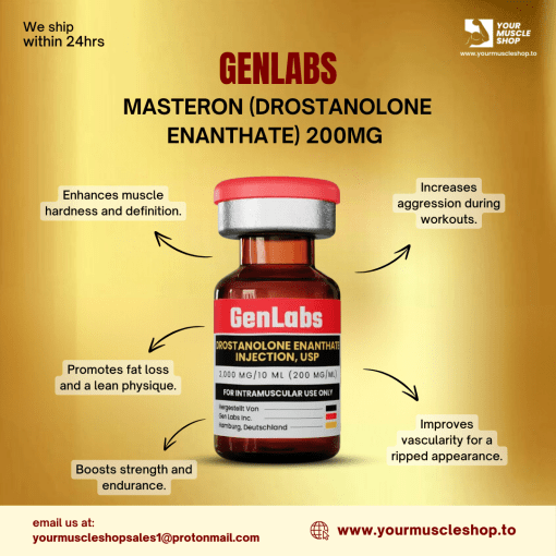 MASTERON (DROSTANOLONE ENANTHATE) 200MG / PER ML – GENLABS - Image 2