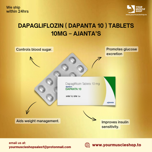 DAPAGLIFLOZIN ( DAPANTA 10 ) TABLETS 10MG - AJANTA'S - Image 3