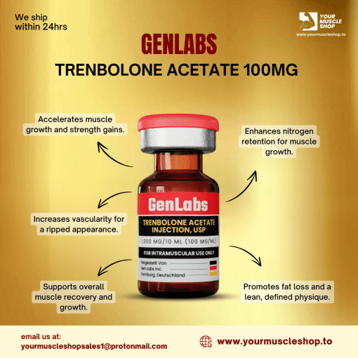 TRENBOLONE ACETATE 100MG / PER ML – GENLABS - Image 2