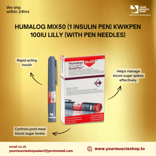 HUMALOG MIX50 (1 INSULIN PEN ) KWIKPEN – 100IU – LILLY ( WITH PEN NEEDLES) - Image 3