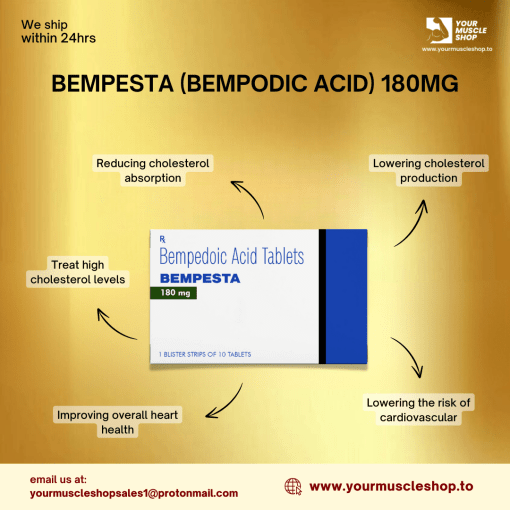 BEMPESTA (BEMPODIC ACID) 180MG / PER TAB - [10 TABLETS] - TORRENT - Image 2