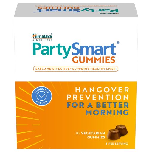 HANGOVER PREVENTION (PARTY SMART GUMMIES) [1 BOX 10 VEGETARIAN GUMMIES - HIMALAYA]