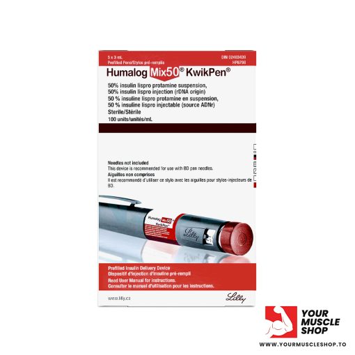 HUMALOG MIX50 (1 INSULIN PEN ) KWIKPEN – 100IU – LILLY ( WITH PEN NEEDLES) - Image 2