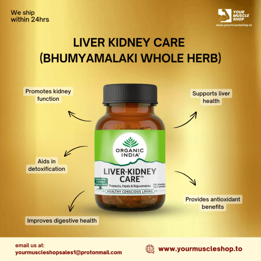LIVER KIDNEY CARE (BHUMYAMALAKI WHOLE HERB)- [60 VEG CAPSULES] – ORGANIC INDIA - Image 2