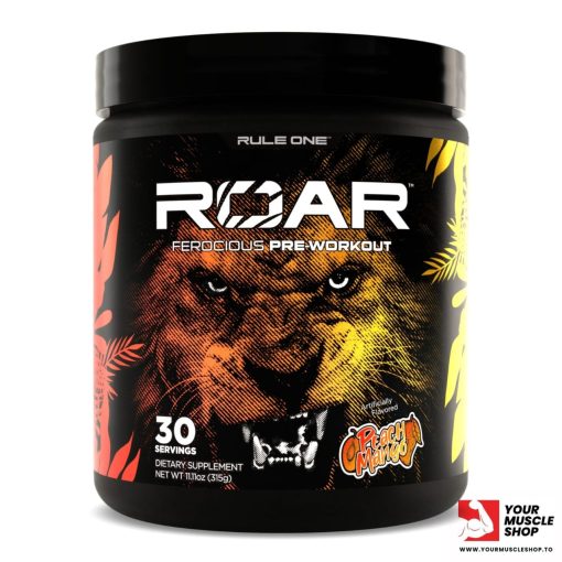 R1 ROAR PRE WORKOUT (315G TUB ) [ PEACH MANGO ] - RULE ONE
