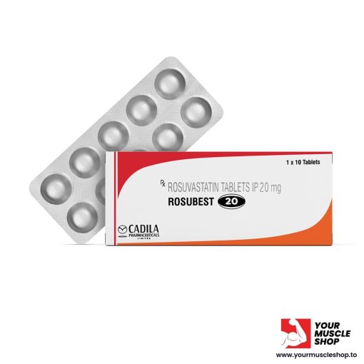 ROSUBEST (ROSUVASTATIN) 20MG / PER TAB - [10 TABLETS]- CADILA