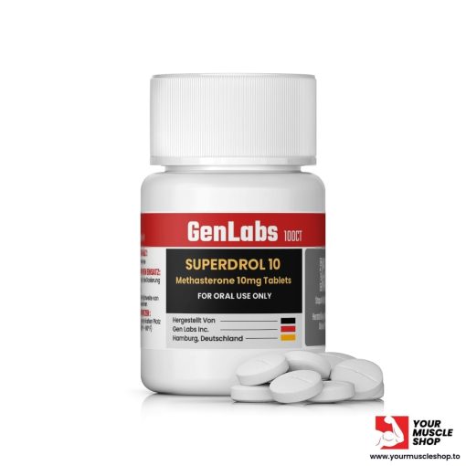 SUPERDROL - (METHASTERONE) 10MG / PER TAB – 100 TABLETS - GENLABS - Image 2