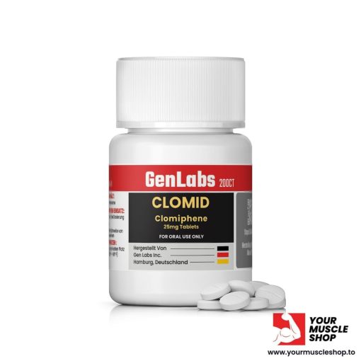 CLOMID (CLOMIPHENE CITRATE) 25MG / PER TAB – 200 TABLETS - GENLABS - Image 2