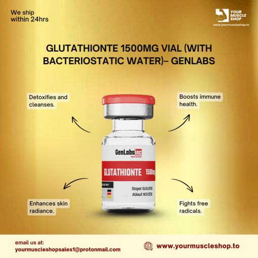 GLUTATHIONTE 1500MG VIAL – GENLABS - Image 2
