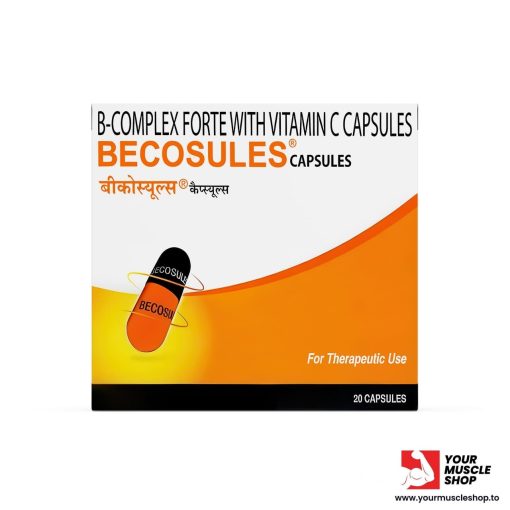 BECOSULES ( B-COMPLEX WITH VITAMIN C & ZINC ) CAPSULES – 20 CAPSULES - PFIZER - Image 2