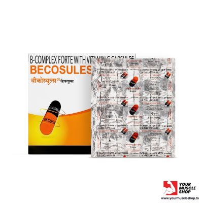 BECOSULES ( B-COMPLEX WITH VITAMIN C & ZINC ) CAPSULES – 20 CAPSULES - PFIZER