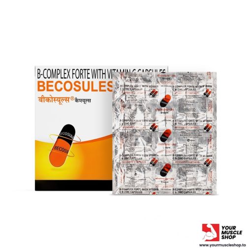 BECOSULES ( B-COMPLEX WITH VITAMIN C & ZINC ) CAPSULES – 20 CAPSULES - PFIZER
