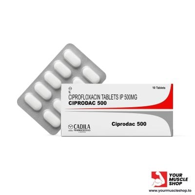 CIPRODAC 500 ( CIPROFLOXACIN ) [1 X 10 TABLETS STRIP ] - CADILA