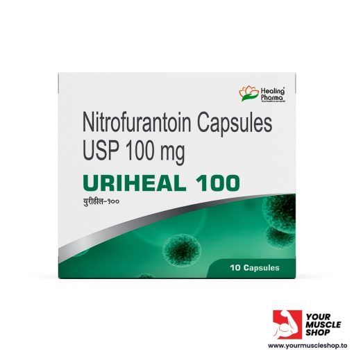 URIHEAL 100MG ( NITROFURANTOIN ) [ 1 X 10 CAPSULES STRIP ] - HEALING PHARMA - Image 2