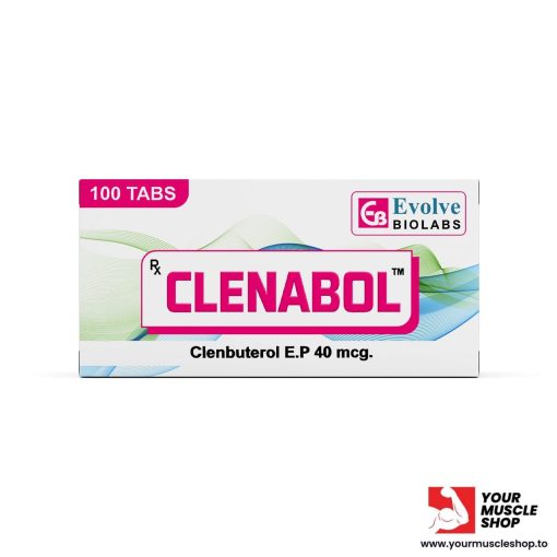 CLENABOL 40 MCG TABLET (CLENBUTEROL) 100 TABS - EVOLVE BIOLABS - Image 2