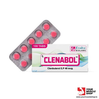 CLENABOL 40 MCG TABLET (CLENBUTEROL) 100 TABS - EVOLVE BIOLABS
