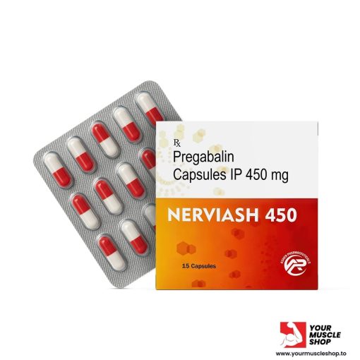 PREGABALIN CAPSULES IP (NERVIASH 450)  450 MG [ 1X15 CAPSULES STRIP ] - ASHER PHARMACEUTICALS